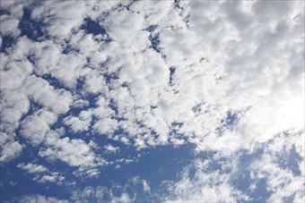 青空 雲 晴れ間