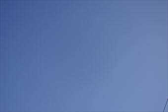 冬空 青空 真っ青な空 青 空 雲ひとつない空 青い空 冬