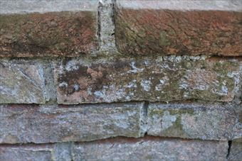 煉瓦 公園 レンガ 花壇 古い 歴史 汚い