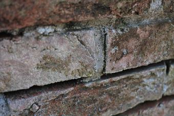 煉瓦 汚れ 古びた