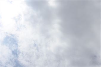 夏の空。今日は雲が多いです