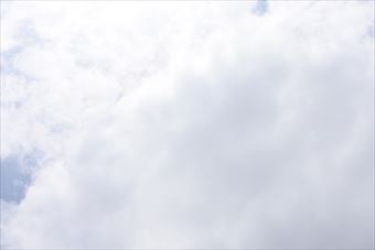 雲が多い空 モクモク 白
