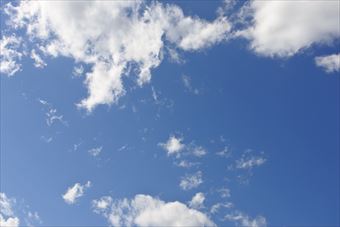 青空が広がっています