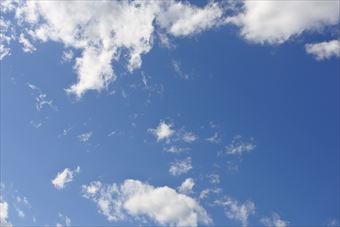 本日は晴天なり。