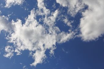 きれいな空。気分爽快