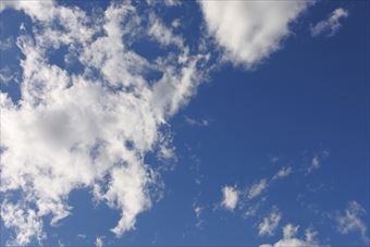 よく晴れています。