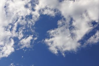 空を見ていると時間を忘れる。