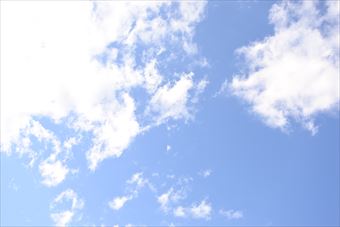 今日の天気は晴れ