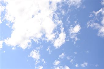 よく晴れています