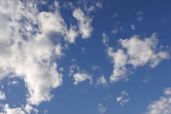 きれいな空。思わず写真に撮りました
