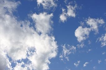 今日は晴れています