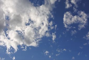 雲は多いけどいいお天気です