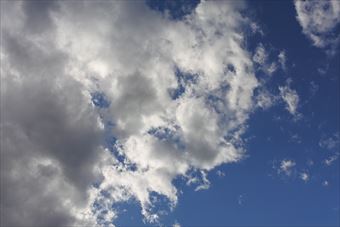 青空がきれいです