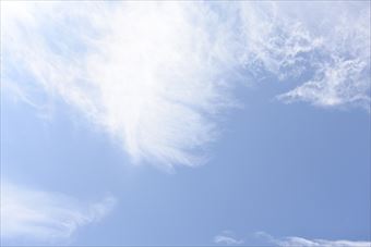 きれいな空だな