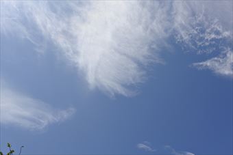 青い空。白い雲。幸せ