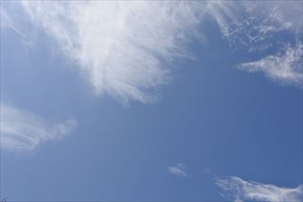 青い空が広がっています