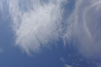 空をながめるのが好き。