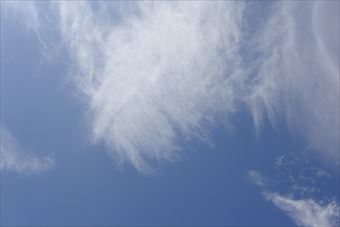 よく晴れました。旅行に行ってきます