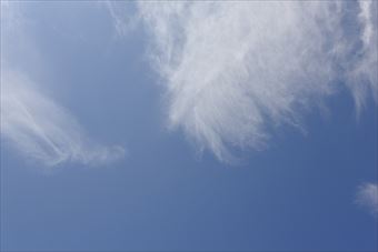 きれいな空。幸せです