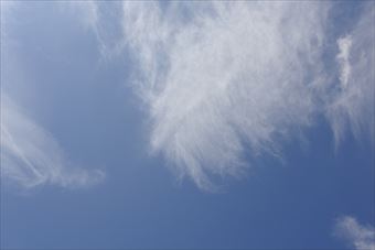 青空が広がっています