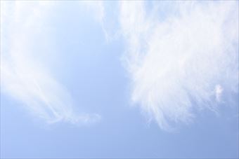 今日の天気は晴れ時々くもり