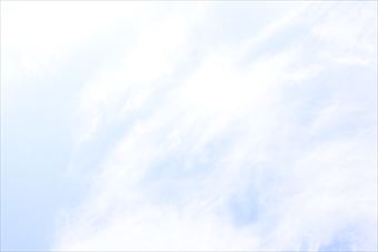 雲が流れていきます