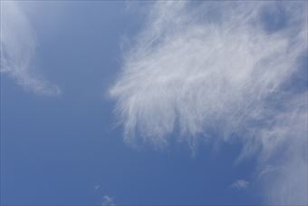 青い空と白い雲