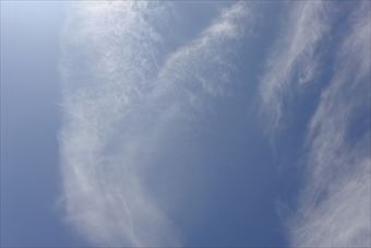 青い空がきれいです