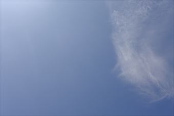 いい天気です。今日は良いことあるといいな