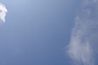 天気がいいと心も晴れバレ