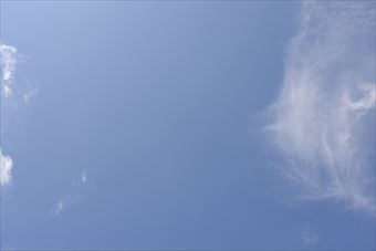 よく晴れています。どこかへ出かけたいな