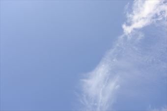 うれしいな。天気がいいとワクワクする