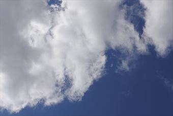 快晴です。旅行日和です