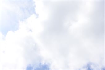 雲は多いけれどいいお天気です