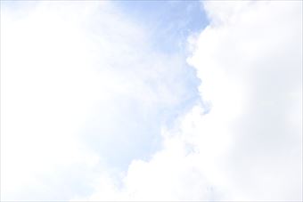 よく晴れています。気持ちいいです