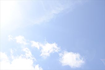 良く晴れています。いい天気です