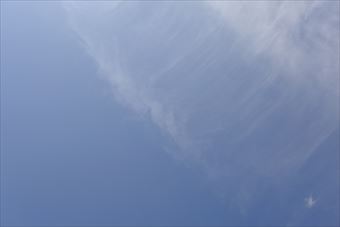 雲が変わってるなぁと思って写真に撮りました