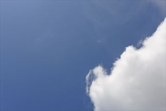 空を眺めていると時間が経つのを忘れます