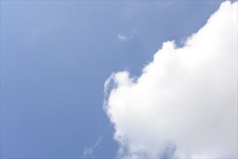 いつまでも眺めていたい。夏空