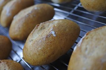 かわいらしい形のパン