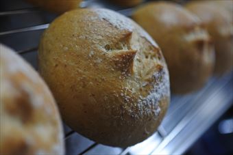 焼き立てのパンで幸せ