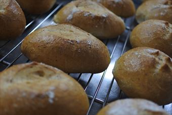 焼き立てのパンの香りがとてもいい