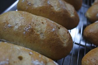 まんまるなパンの写真