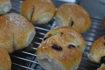 レーズンの入ったパンです