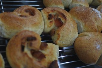 ベーコンの入ったパン