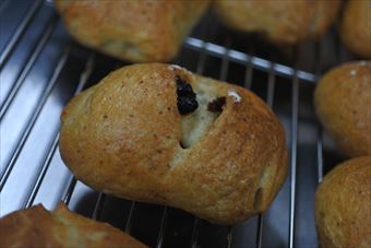 チョコレートパンが焼きあがりました