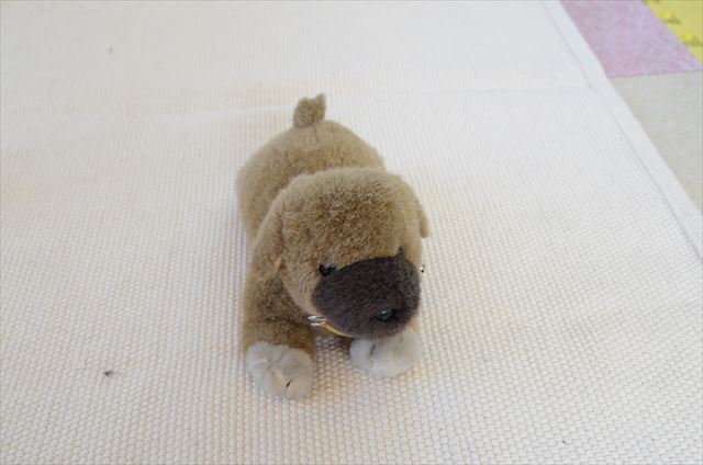 かわいい犬のぬいぐるみ