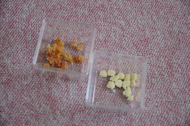 ペットのおやつ ピンク