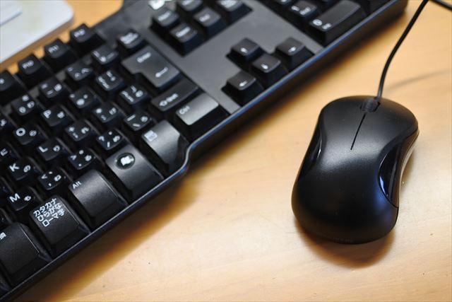 キーボード マウス パソコン 黒