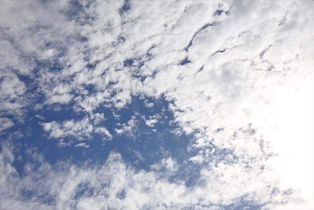青空 雲 晴れ間